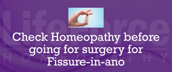 homeopathy for fissure-in-ano